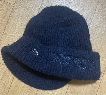 xlarge 네이비 니트 모자