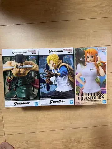 원피스 피규어 세트 나미 사보 조로