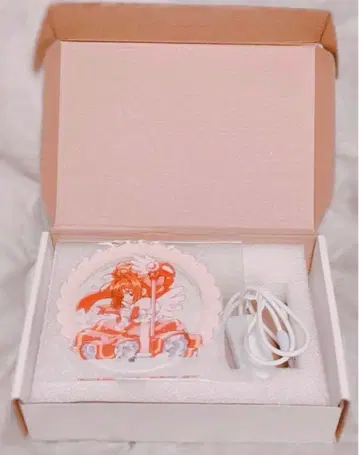 Q-pot 카드캡터 사쿠라 라이트업 액세서리 스탠드 아크릴 스탠드