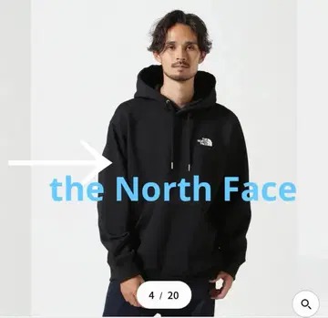 THE NORTH FACE/더 노스 페이스 로고 후디 후드티