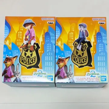 주토피아2 주디 닉 모니터탑 피규어 전 2종