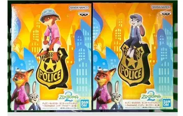 주토피아2 주디 닉 모니터 탑 피규어 전 2종