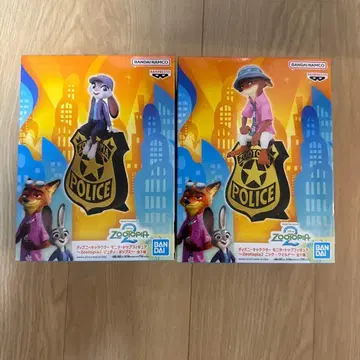 주토피아 2 주디 닉 모니터 탑 피규어 총 2종