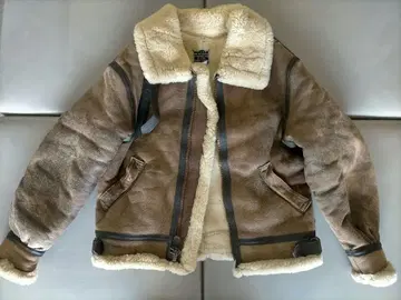 AVIREX 무스탕 B-3 플라이트 자켓 40