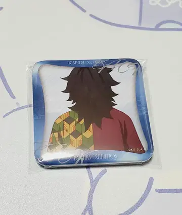 귀멸의 칼날 기둥전 토미오카 기유 매니아 캔뱃지