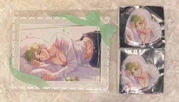 NU 카니발 후쿠야 올리빈 캔뱃지 브로마이드 케이스