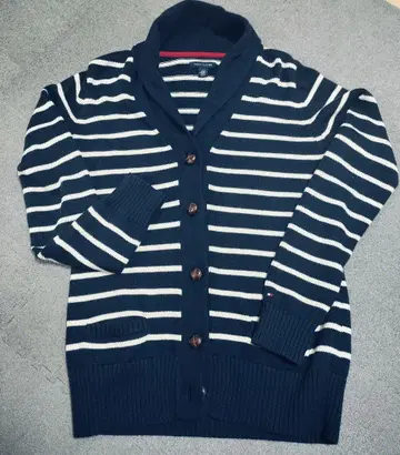 TOMMY HILFIGER 스트라이프 가디건 사이즈 M