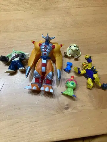 디지몬 어드벤처 워 그레이몬 골가몬 묶음 판매 미니 피규어