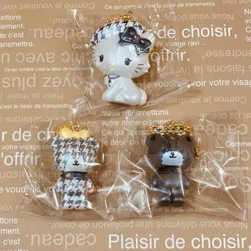 헬로키티 챠미키티 & 타이니참 시크릿 마스코트 3종