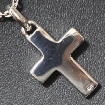 그리스도 부적 장엄하고 엄격하며 위엄 있는 강철 고딕 실버 925 목걸이