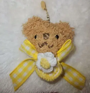 핑크하우스 곰돌이 코사지 브로치