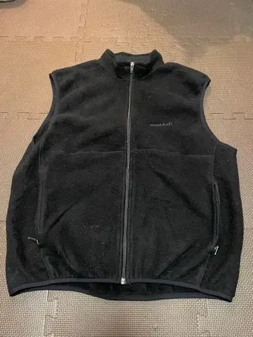 몽벨 mont-bell 블랙 플리스 베스트 플리스 올드