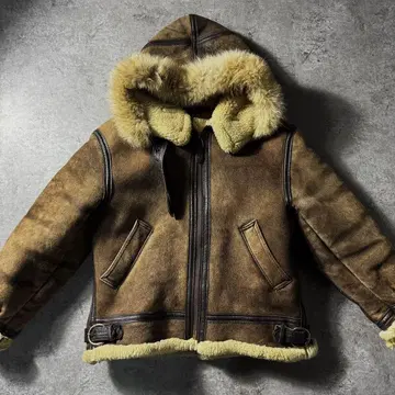 [ 초레어 ] 명작 90s 리얼 무스탕 B-3 가죽 자켓