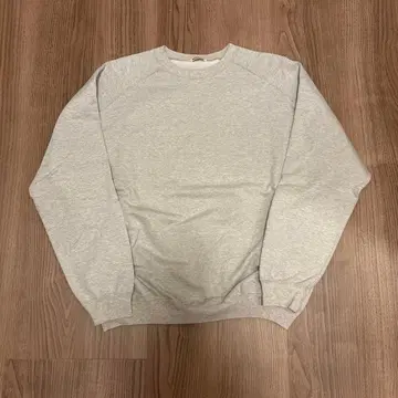 Auralee 오라리 래글런 맨투맨 그레이