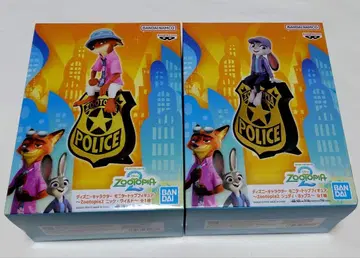 주토피아2 모니터 탑 피규어 주디 닉 2종 세트