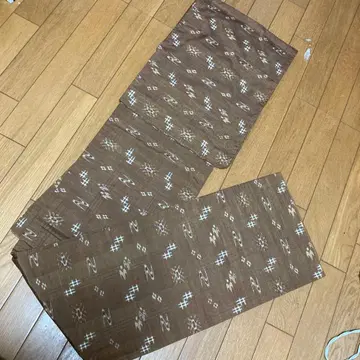 류큐 카스리 문양의 기모노