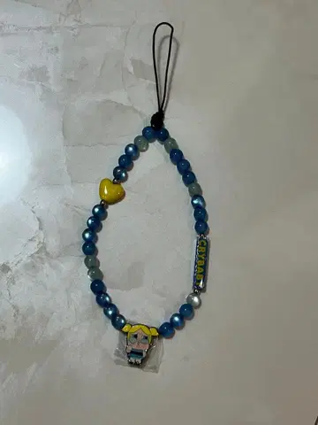 crybaby 파워퍼프걸즈 비즈 스트랩 버블스 POPMART