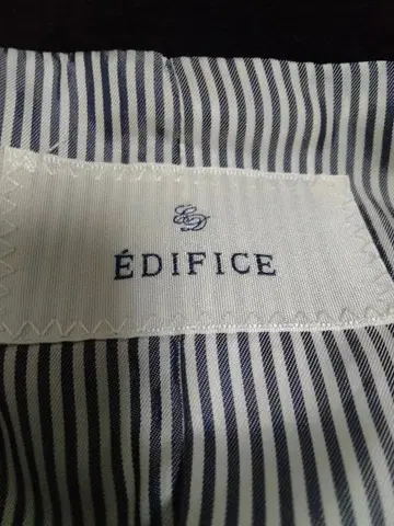 EDIFICE 멜톤 원단 피 코트