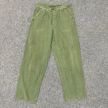 408 waiper 스웨덴군 올리브 그린 워크 팬츠