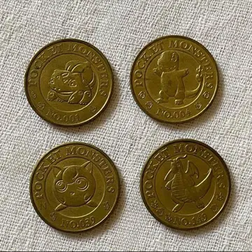 포켓몬 메달 반프레스토 4장 세트 당시물 컬렉션 헤이세이 레트로