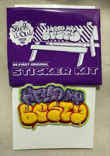 BE:FIRST 모코모코 자수 스티커