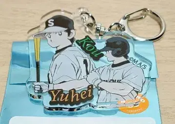 아다치 미츠루 화업 55주년 기념 굿즈 라이벌 아크릴 참 크로스 게임