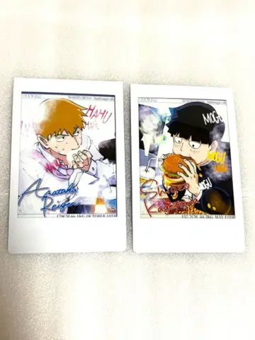 몹사이코 문구 카페 인스턴트 사진 필름 폴라로이드