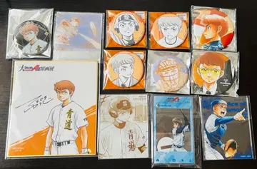 다이아몬드 A 유이 카오루 원화전 캔뱃지 색지 아크릴 카드 12점