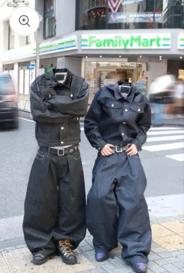 BELVET Classic Rigid Tuck pants 다크 데님