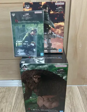 제일복권 진격의 거인 A상 짐승의 거인 B상 리바이 D상 아크릴 스탠드