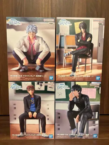 3년 Z반 긴파치선생 데스크 피규어 전 4종 세트 은혼