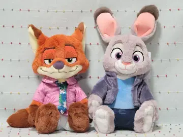 주디 닉 봉제 인형 포지 펜 케이스 주토피아2 디즈니 리조트