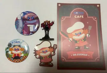 소닉 닥터 에그맨 캔뱃지 피규어 엽서 스티커
