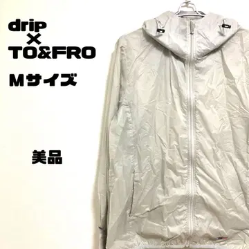 새상품급 drip x TO&FRO 초경량 패커블 나일론 후드티 M 사이즈