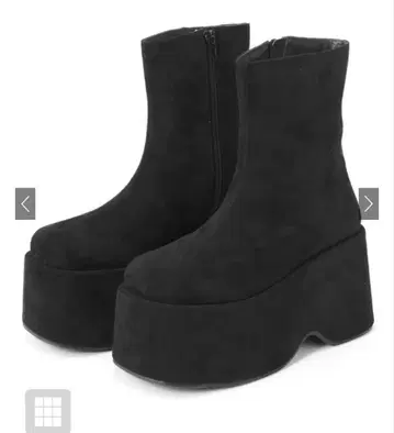 그레일 스웨이드 통굽 부츠