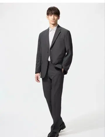 유니클로 감동 자켓 감동 팬츠 다크 그레이 XL