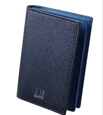 던힐 카도건 네이비 가죽 카드 케이스 명함지갑