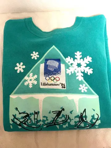 초레어 USA제 90s 챔피온 리버스 위브 릴레함메르 올림픽 XL