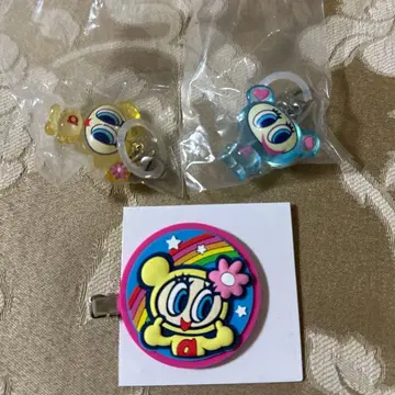 나루미야 캐릭터즈 메지루시 액세서리 2개 세트 덤 앞머리 클립