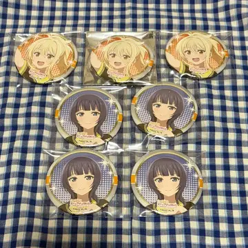 러브 라이브 유닛 갑자원 니지가사키 아사카 카린 미야시타 아이 캔뱃지