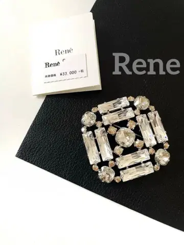 새상품급 Rene 루네 스와로브스키 브로치 포멀에도