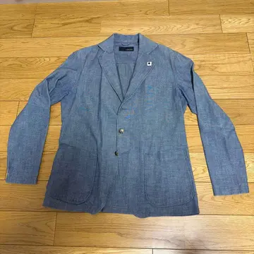 LARDINI 라르디니 AMA 셔츠 자켓 샴브레이 사이즈 S