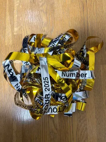 Number_i Live Tour 2025 은색 테이프 3개 세트