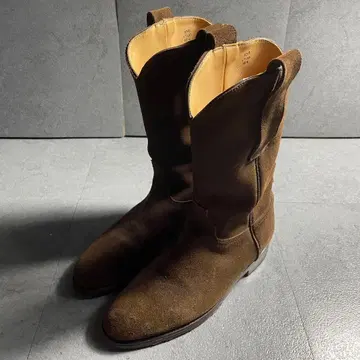 초레어 Trickers 페코스 부츠 스웨이드 브라운 웨스턴