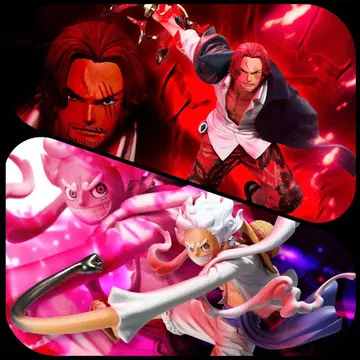 샹크스 루피 피규어 세트