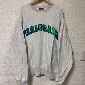 PARAGRAPH 패러그래프 맨투맨 트레이닝복 그레이