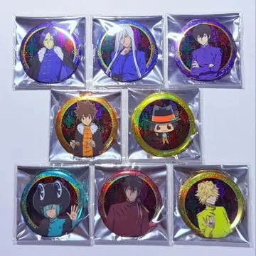 가정교사 히트맨 REBORN 트레이딩 글리터 캔뱃지 전 8종 세트