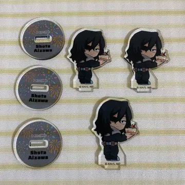 히로아카 스이츠 파라다이스 아크릴 스탠드 캔뱃지 헤어 클립 아이자와 쇼타