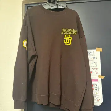 샌디에이고 파드레스 맨투맨 브라운