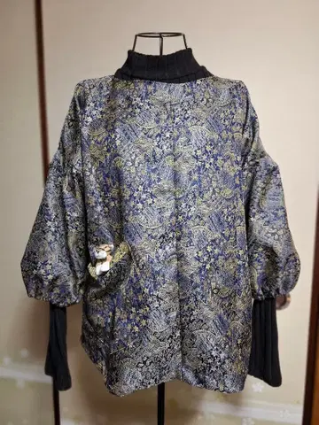 기모노 리메이크 174 소매가 통통한 블라우스